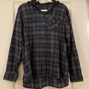 Hooded flannel